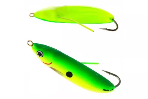 Блесна незацепляйка Rapala Minnow Spoon RMS07 7см/ 15г, цвет: GSU