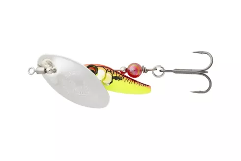 Блешня Savage Gear Sticklebait Spinner №3 9.1г, колір: Silver Red Yellow