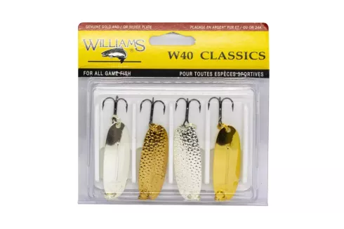 Набор блесен Williams Classic 4-Pack W40 Kit