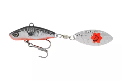 Тейл-спиннер Savage Gear 3D Sticklebait Tailspin 73мм 13.0г, цвет: Black Red