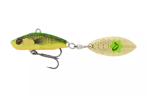 Тейл-спиннер Savage Gear 3D Sticklebait Tailspin 73мм 13.0г, цвет: Firetiger