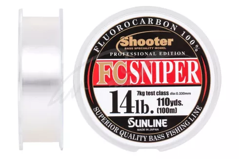 Флюорокарбон Sunline Shooter FC Sniper 100м 0.33мм 7кг