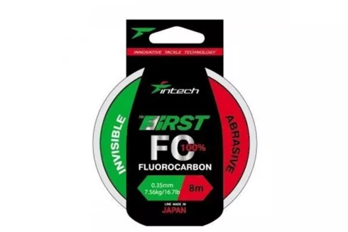 Флюорокарбон Intech First FC 8м (0.35мм (7.56кг / 16.7lb)