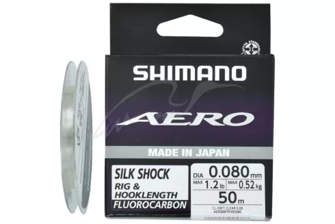 Флюорокарбон Shimano Aero Silk Shock Fluoro Rig/Hooklength 50м 0.255мм 5.35кг
