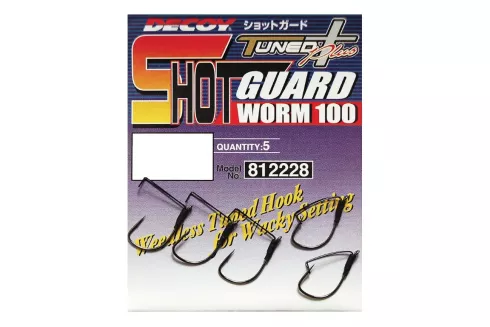 Крючки Decoy Shot Guard Worm 100 №5 5шт