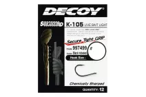 Крючки Decoy K-105 Live Bait Light №6 12шт