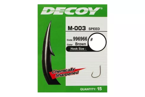 Крючки Decoy M-003 Speed №16 15шт