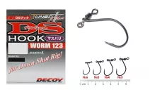 Гачки Decoy Worm 123 DS Hook Masubari №3 5шт