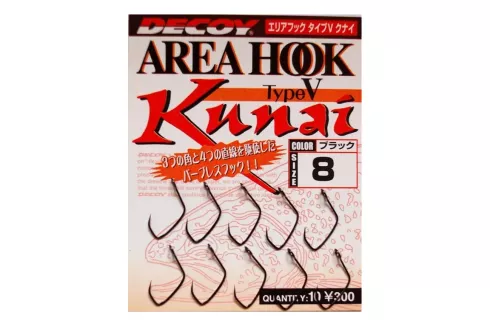 Крючок Decoy Area Hook V Kunai №4 (10шт/уп)