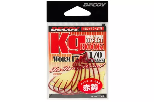 Крючки Decoy Worm17R Kg Hook R №1 (7 шт/уп)