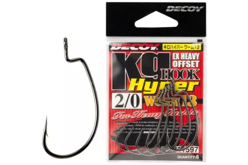 Крючки Decoy Worm13 Kg Hyper №4/0 (4 шт/уп)