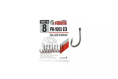 Крючки Fanatik FK-1003 Killer Karas №8 8шт