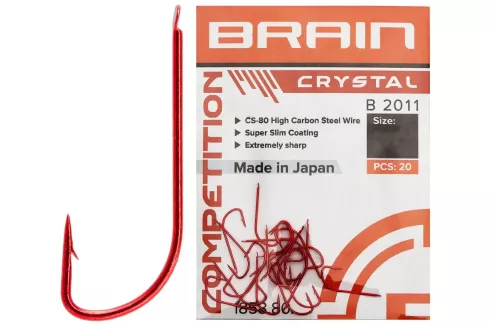 Гачки Brain Crystal Red B2011 №16 (20 шт/уп)