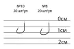 Крючки Brain Bream B3010 №10 (20 шт/уп)