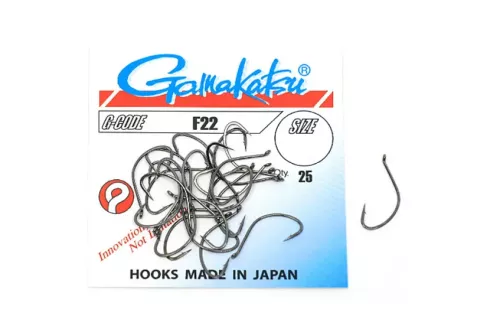 Крючки Gamakatsu F22 №6 (25шт/уп)