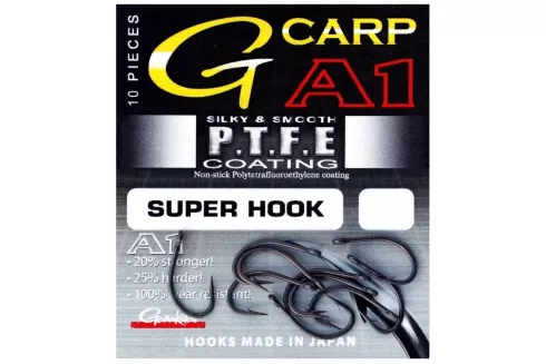 Крючки Gamakatsu A1 G-Carp Super №1 (10шт/уп)