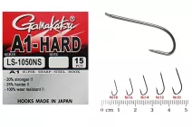 Крючки Gamakatsu A1 LS-1050NS №8 (15шт/уп)