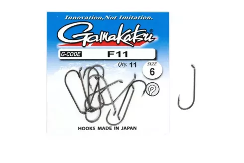 Крючки Gamakatsu F11 N/L №6 (11шт/уп)