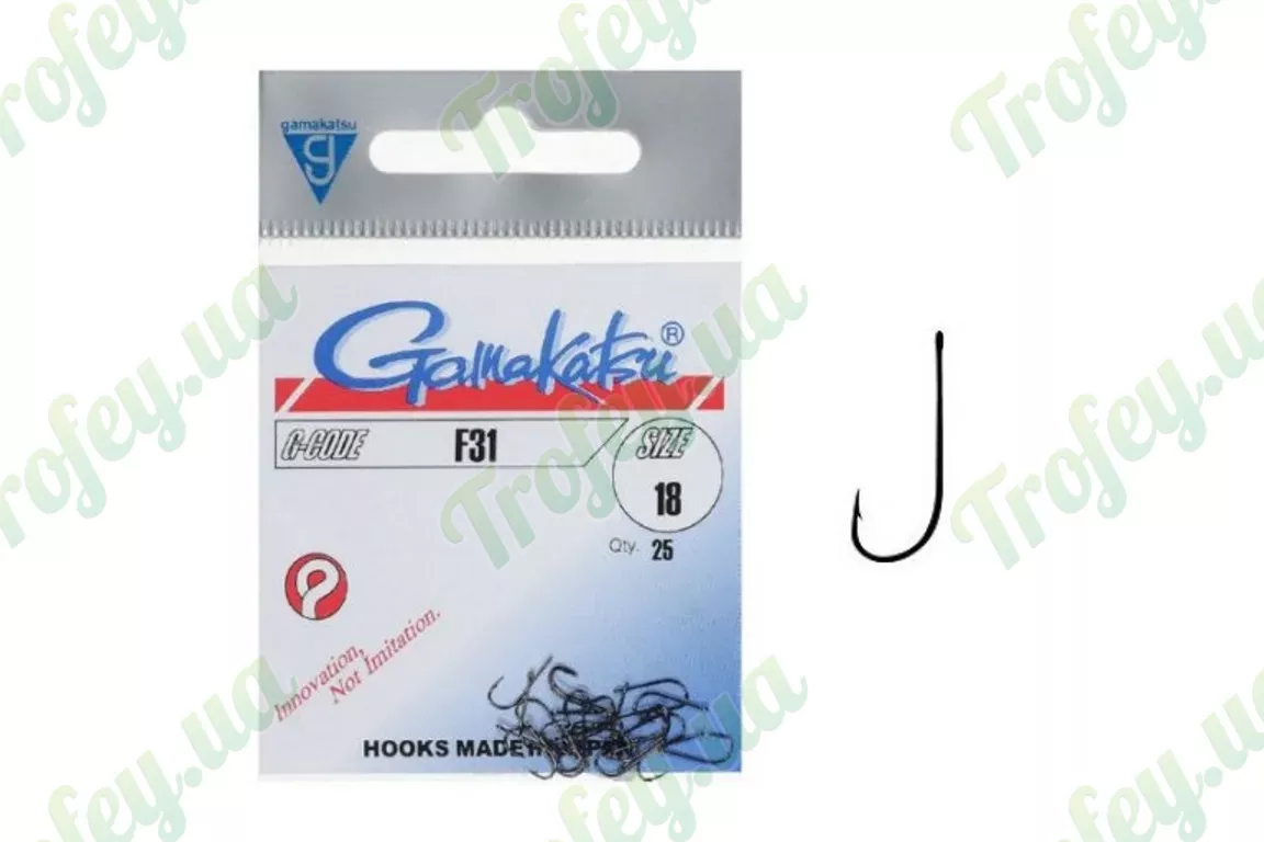 Крючки Gamakatsu F31 - идеальный выбор для рыбалки