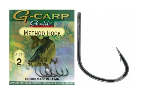 Крючки Gamakatsu G-Carp Method Hook №1 (10шт/уп)