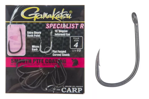 Крючки Gamakatsu G-Carp Specialist R №2 (10шт/уп)