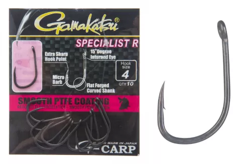 Гачки Gamakatsu G-Carp Specialist R №6 (10шт/уп)