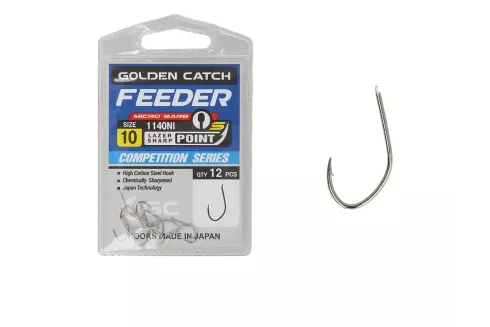 Крючки Golden Catch Feeder S 1140NI №14(12шт)