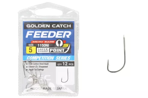 Гачки Golden Catch Feeder S 1150NI №14(12шт)