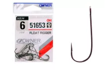 Крючки Owner Float Rigger 51653 №8 (11 шт/уп)