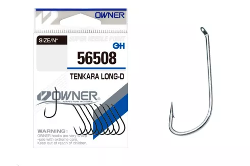 Гачки Owner Tenkara Long-D 56508 №6 (8шт/уп)