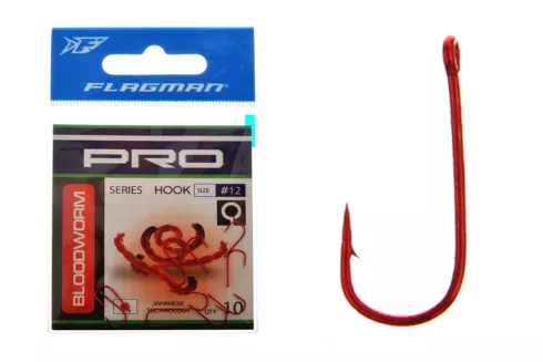 Крючки Flagman Pro Bloodworm №14 (10шт/уп)