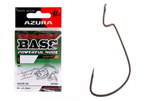 Крючки Azura Bass Powerful Hook №3/0 (5шт/уп)