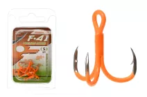 Трійники Flagman F41 Orange UF №8 (5шт/уп)