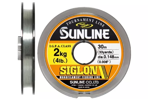 Леска Sunline Siglon V 30м #0.8/0.148мм 2кг