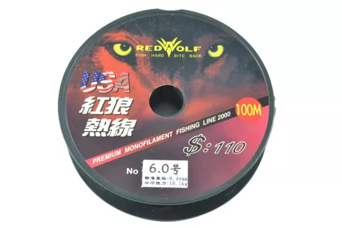 Леска Red Wolf 100м/ 0.32мм