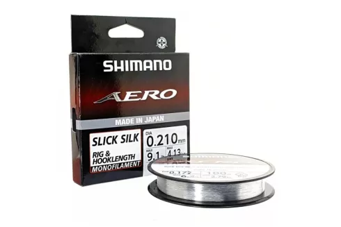 Леска Shimano Aero Slick Silk Rig/Hooklength 100м 0.123мм 1.48кг