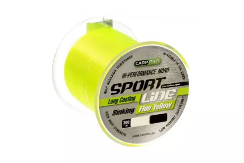 Волосінь Carp Pro Sport Line Fluo Yellow 300м 0.286мм 6кг