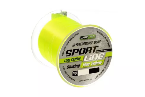 Леска Carp Pro Sport Line Fluo Yellow 300м 0.286мм 6кг