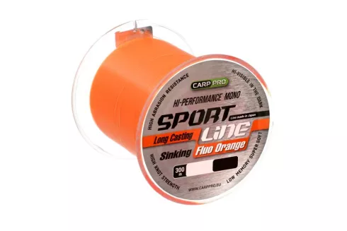 Волосінь Carp Pro Sport Line Fluo Orange 300м 0.310мм 6.6кг