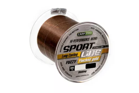 Леска Carp Pro Sport Line Flecked Gold 300м 0.265мм 5.1кг