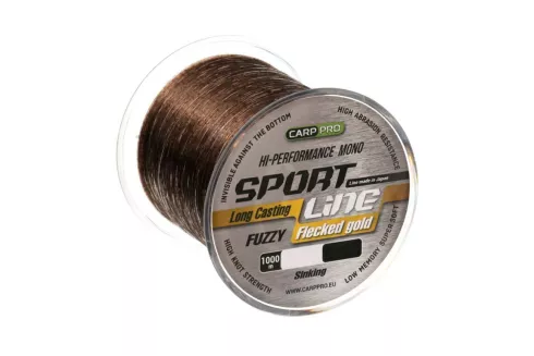 Леска Carp Pro Sport Line Flecked Gold 1000м 0.310мм 7кг