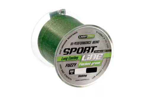 Волосінь Carp Pro Sport Line Flecked Green 300м 0.286мм 6кг