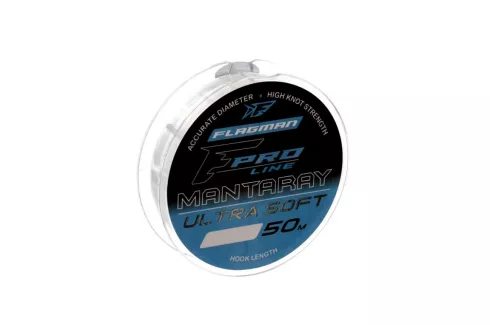 Волосінь Flagman Mantaray Ultra Soft 50м 0.09мм 0.71кг