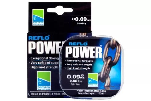 Леска Preston Reflo Power 100м 0.17мм 3.088кг