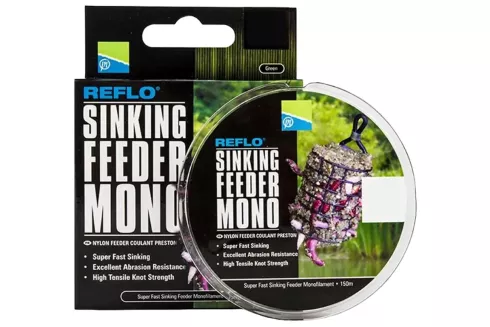 Леска Preston Reflo Sinking Feeder Mono 150м 0.23мм 2.72кг