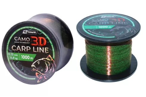 Леска Fishing ROI 3D Camo Green 1000м 0.33мм 12.6кг