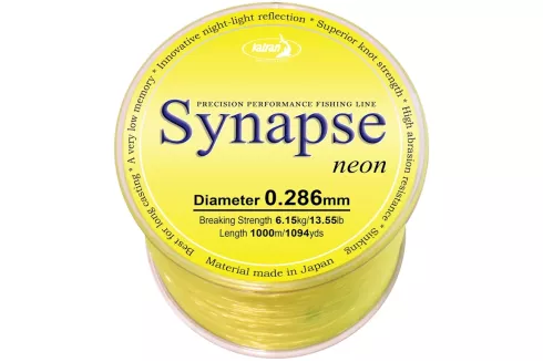 Леска Katran Synapse Neon 1000м (neon-yellow) 0.286мм 13.55lb