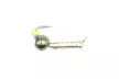 Мормышка вольфрамовая Diskus Столбик с ушком рифленый 6315 1.5мм 0.3г, цвет: серебро