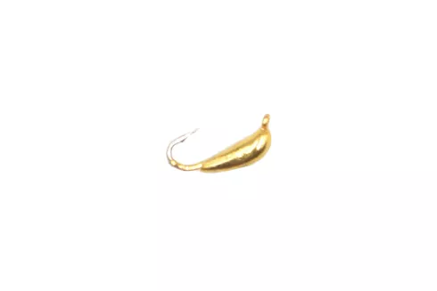 Мормышка вольфрамовая Diskus Банан Экстра 2220 2мм 0.16г, цвет: золото
