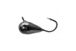 Мормишка вольфрамова Diskus Крапля з вушком 0125 2.5мм 0.28г, колір: чорний